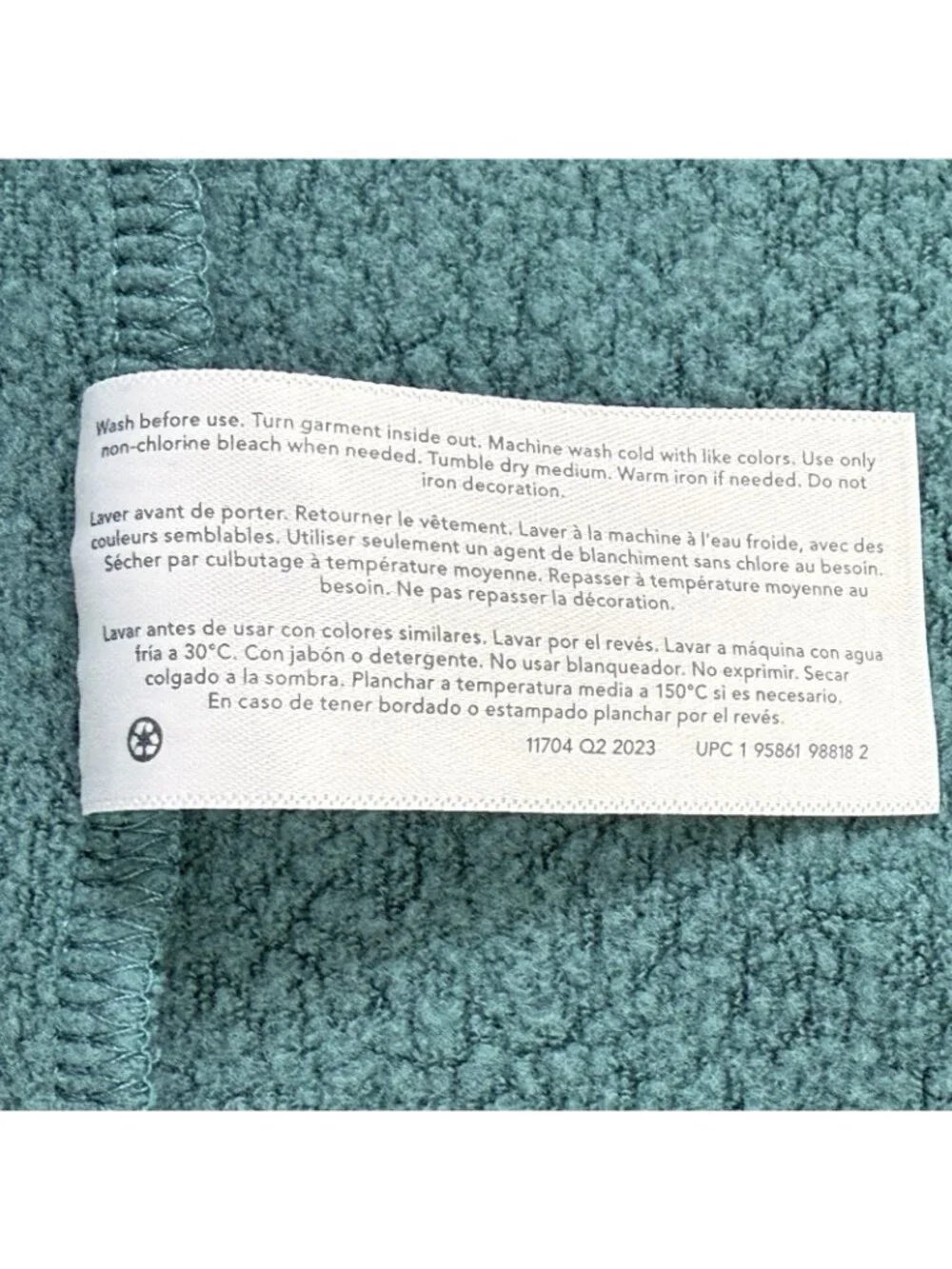 OshKosh B'gosh Long Sleeved Sweatshirt Top Girls size 8/8A Teal Green